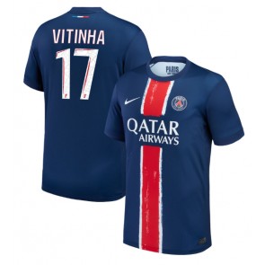 Paris Saint-Germain Vitinha #17 Hemmatröja 2024-25 Kortärmad